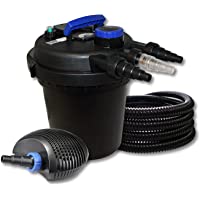 SunSun Kit Filtro estanque presión 10000 11W UVC clarificador 40W bajo consumo tipo bomba 25m tubo